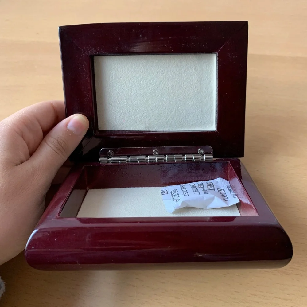 Brand New Hazorfim Israel Silver Plated Business Card Box
